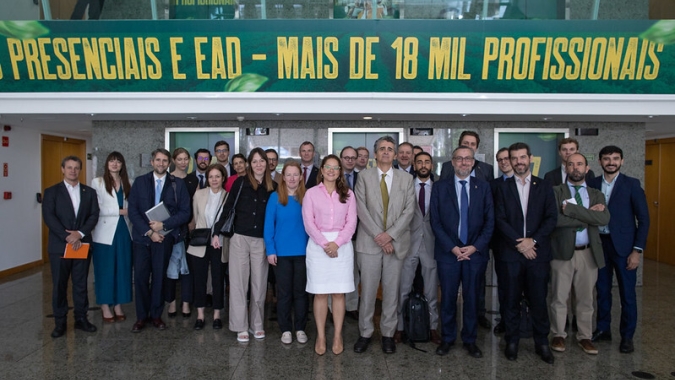 Sistema CNA/Senar recebe delegação de diplomatas europeus