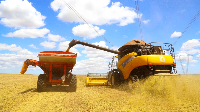 Com previsão de 21 milhões de toneladas, agricultores já colheram 90% da safra de soja