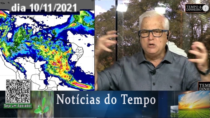 Sul da Bahia debaixo de muita chuva; novas frentes entram pelo sul. A safra vai indo bem
