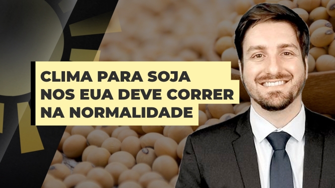 Com clima dentro da normalidade para safra de soja nos EUA, perdas devem ser improváveis, diz especialista