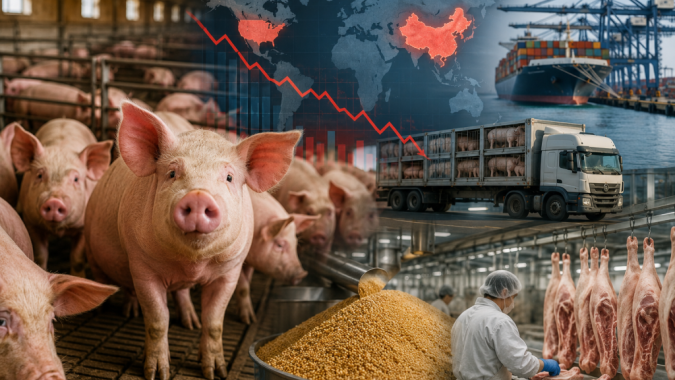 Crise de preços na China e menor oferta nos EUA redesenham cenário da suinocultura global