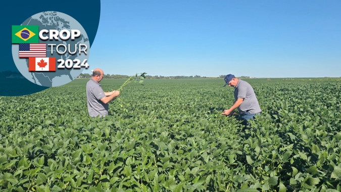 Últimas paradas em Iowa seguem mostrando solos úmidos e lavouras de alto rendimento