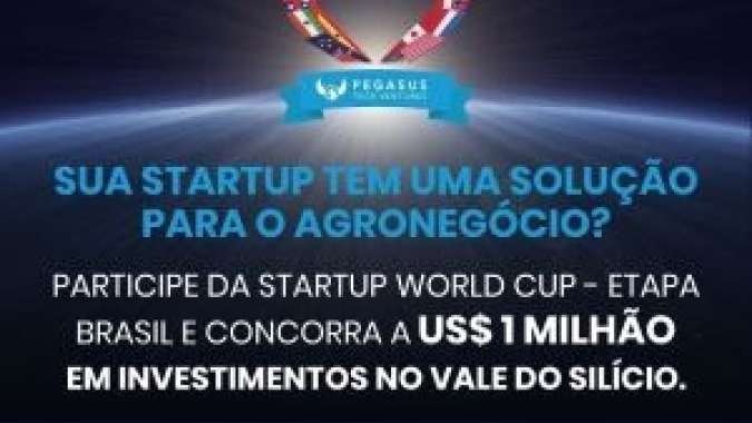 Startups brasileiras com soluções para o agronegócio podem concorrer a investimento de US$ 1 milhão no Vale do Silício