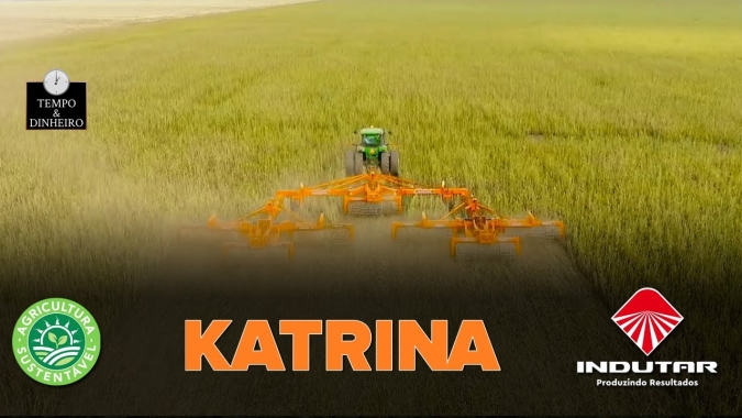 Palhada bem cortada produz cobertura homogênea, explica Marcondes Prass, da Indutar