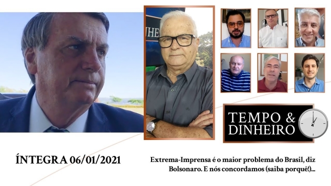 Extrema-Imprensa é o maior problema do Brasil, diz Bolsonaro. E nós concordamos (saiba porquê!)...