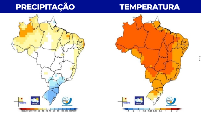 Inmet divulga projeção agroclimática para o trimestre entre julho, agosto e setembro