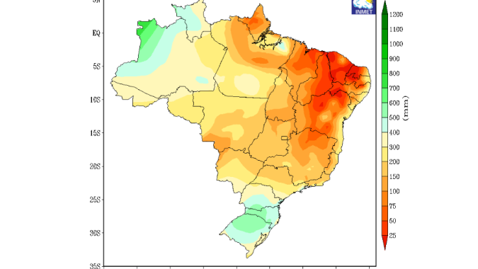 Prognóstico agroclimático do Inmet para o trimestre aponta chuvas acima da média na Região Sul