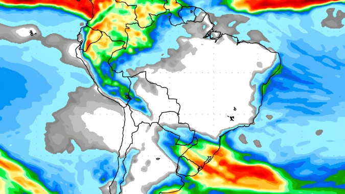 Segunda quinzena de agosto tem previsão de chuvas apenas nas regiões Sul e Norte, indica NOAA