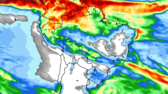 Após rodada de chuvas nesta semana, NOAA indica que tempo volta a ficar seco no Sul a partir do dia 10
