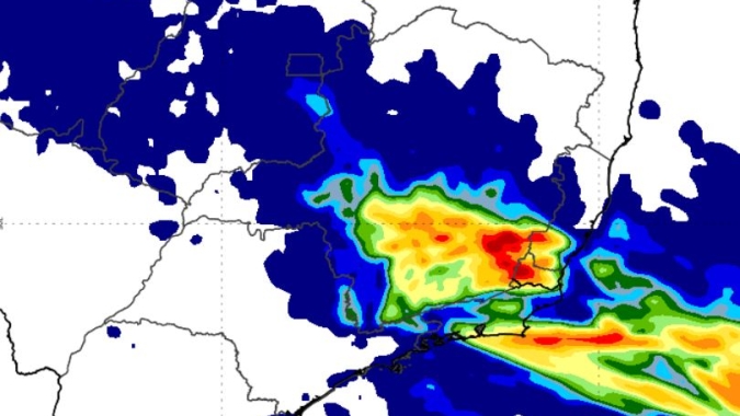 Alerta laranja: Chuvas continuam em MG, SP e no ES e Inmet mantém risco de mais granizo nesta 3ª feira