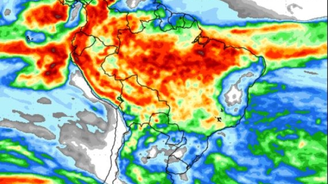 Brasil terá tempestades intensas e risco de granizo em várias áreas de produção nesta 3ª feira