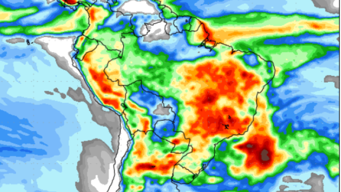 NOAA: Bahia e norte de Minas Gerais devem ter boas chuvas só depois do dia 20