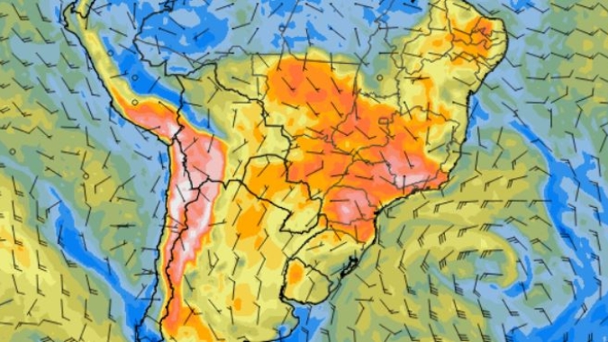 Massa de ar seco coloca Brasil em alerta para baixa umidade relativa do ar nesta 3ª feira