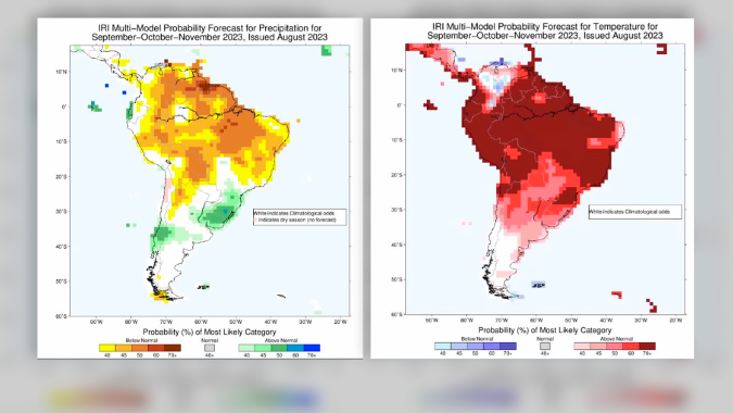 MT e GO podem ter chuva abaixo da média, temperaturas elevadas e problemas se estendendo até o milho safrinha