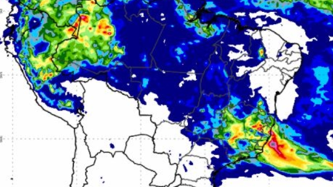 Previsão: Alerta de chuvas expressivas no Centro-Norte do BR; Inmet monitora condições