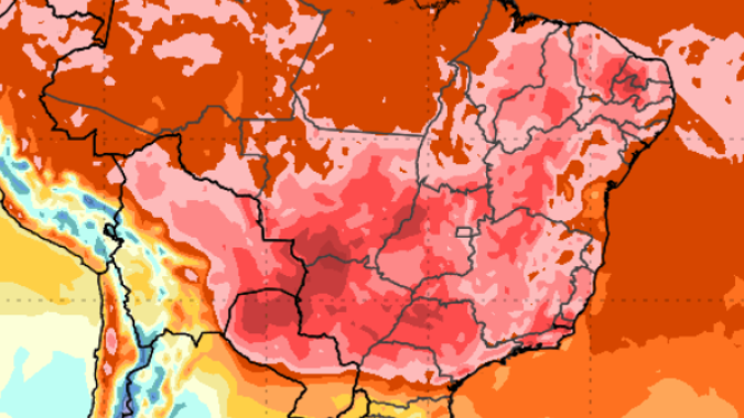Em pleno outono: Massa de ar quente e seco eleva as temperaturas e derruba umidade do ar