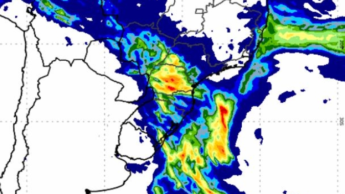 Centro-Sul do Brasil ainda pode ter chuvas volumosas e fica em alerta nesta 4ª feira