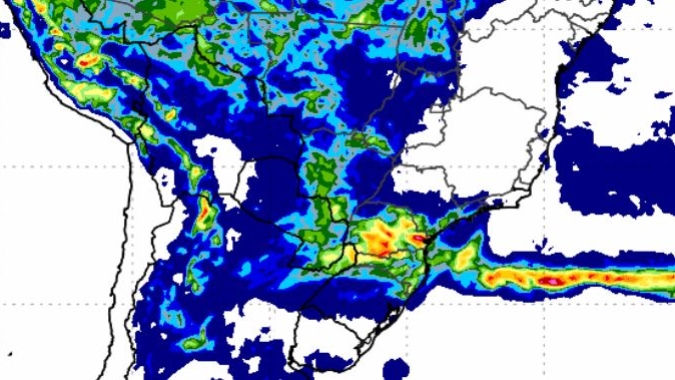 Semana começa com alerta para mais chuva e tempestades no Centro-Sul do Brasil
