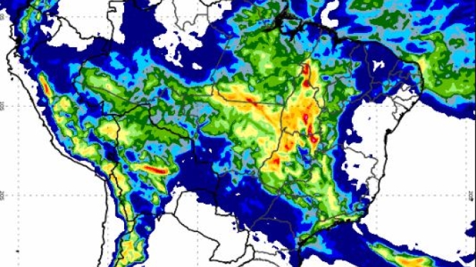 Chuvas começam a perder força no BR central e calorão só aumenta no Rio Grande do Sul