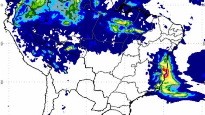 Inmet: Quarta-feira de alerta para baixa umidade no BR Central e chuvas intensas no ES e BA