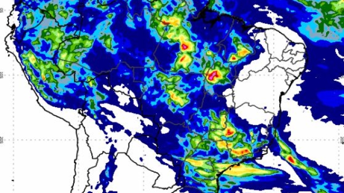 Inmet: Semana começa com previsão de muita chuva e boa parte do país em estado de alerta