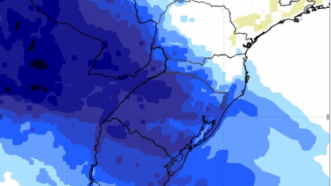 Massa de ar frio começa a derrubar as temperaturas no Sul do país e Inmet emite alerta laranja em toda área
