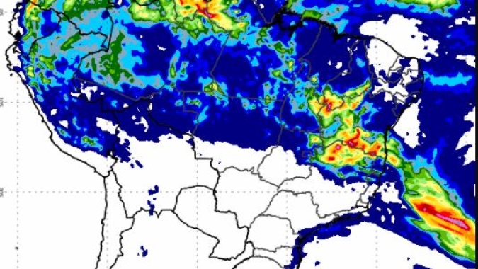 Chuva dá trégua no Centro-Sul do BR e avança para o norte de MG e Matopiba