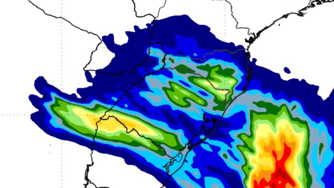 Com nova frente fria se formando, inverno vai começar com chuvas no Sul do Brasil