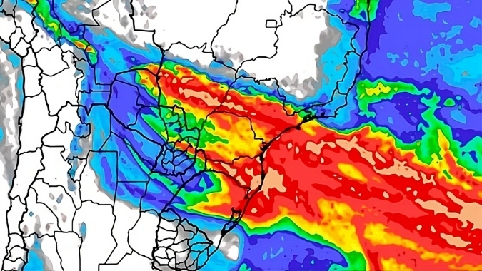 Projeções mostram chuva para o norte do Paraná, Mato Grosso do Sul e São Paulo na primeira metade de julho