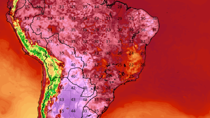 Onda de calor na Argentina vai elevar as temperaturas no Sul do Brasil até o final da semana