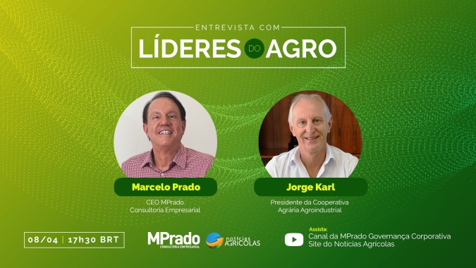 Líderes do Agro: Marcelo Prado entrevista Jorge Karl, presidente da Cooperativa Agrária Agroindustrial