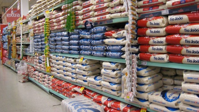 Entidades esclarecem que inexiste risco de desabastecimento de arroz ao mercado consumidor