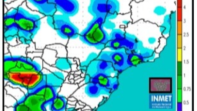 Alerta para temporais no centro-sul do Brasil nesta quinta-feira e nos próximos dias