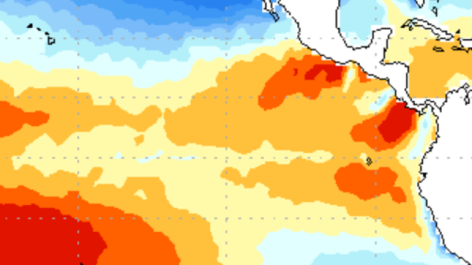 Nova projeção da NOAA amplia para 62% probabilidade de El Niño entre junho e agosto deste ano