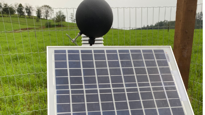 Epagri - SC instala mais um equipamento para medir impacto do calor extremo na produção de leite