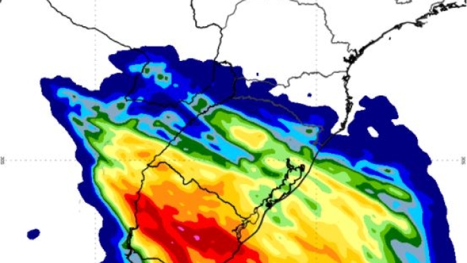 Perigo Potencial: Inmet emite alerta amarelo de tempestade no RS; Chuvas devem acontecer entre esta terça e quarta-feira (23)