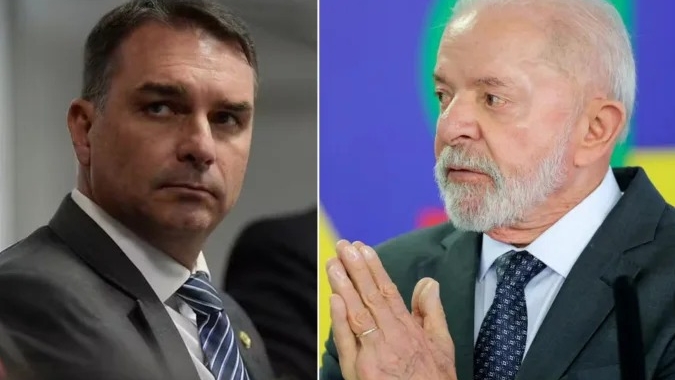 Meio/Ideia: Flávio Bolsonaro tem 45,3% contra 44,7% de Lula no 2º turno
