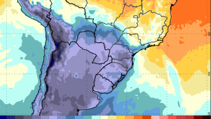 Frio mais intenso do ano, até o momento, pode atingir o Brasil na próxima semana