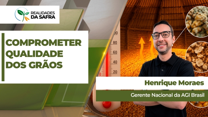 Temperaturas elevadas podem comprometer a qualidade dos grãos dentro dos silos