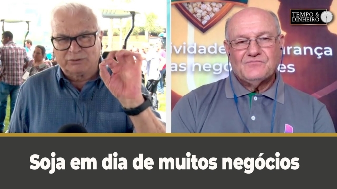 Soja em dia de muitos negócios