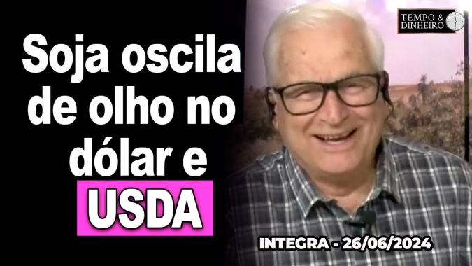 Soja oscila de olho no dólar e USDA. Café cai após valorização do início da semana.