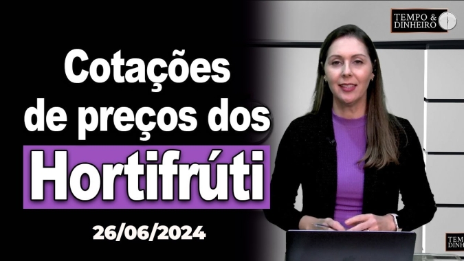 Cotações dos preços dos hortifrúti - com Karina Botião