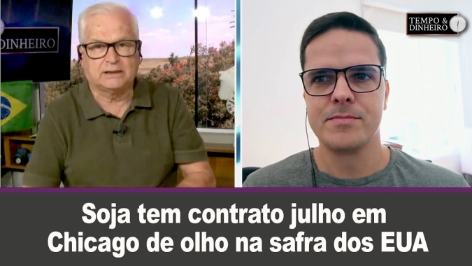 Soja tem contrato julho em Chicago de olho na safra dos EUA, segundo Mauricio Bellinelo