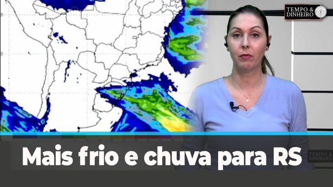 Previsão do tempo aponta mais frio e chuva para RS . Demais regiões com tempo mais firme