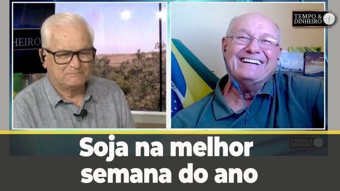 Soja na melhor semana do ano em Reais