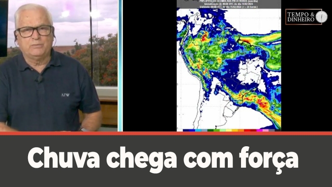 Previsão do tempo mostra chuva espalhada pelo País mas com áreas ainda secas há mais de 30 dias
