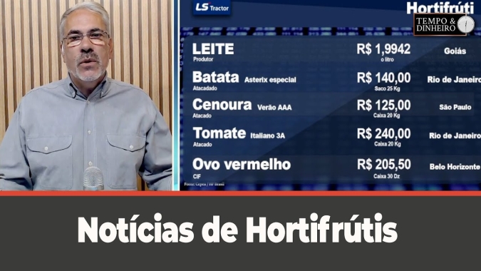 Notícias de Hortifrútis com Sérgio Braga