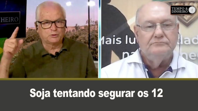 Soja tentando segurar os 12