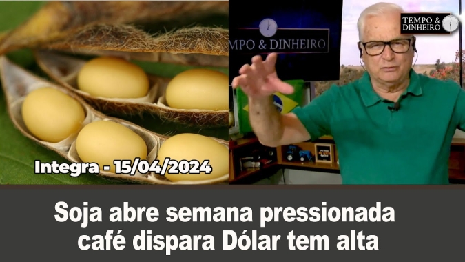 Soja abre semana pressionada, café dispara. Dólar tem alta de olho nos EUA e tensão no Oriente Médio