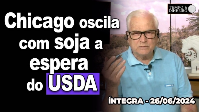 Dólar dispara com PIB dos EUA e política fiscal de Lula. Chicago oscila com soja a espera do USDA